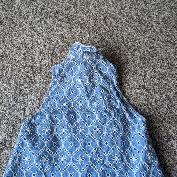 Sezane Erina Shirt in Blue/Ecru - Picture 9 of 15